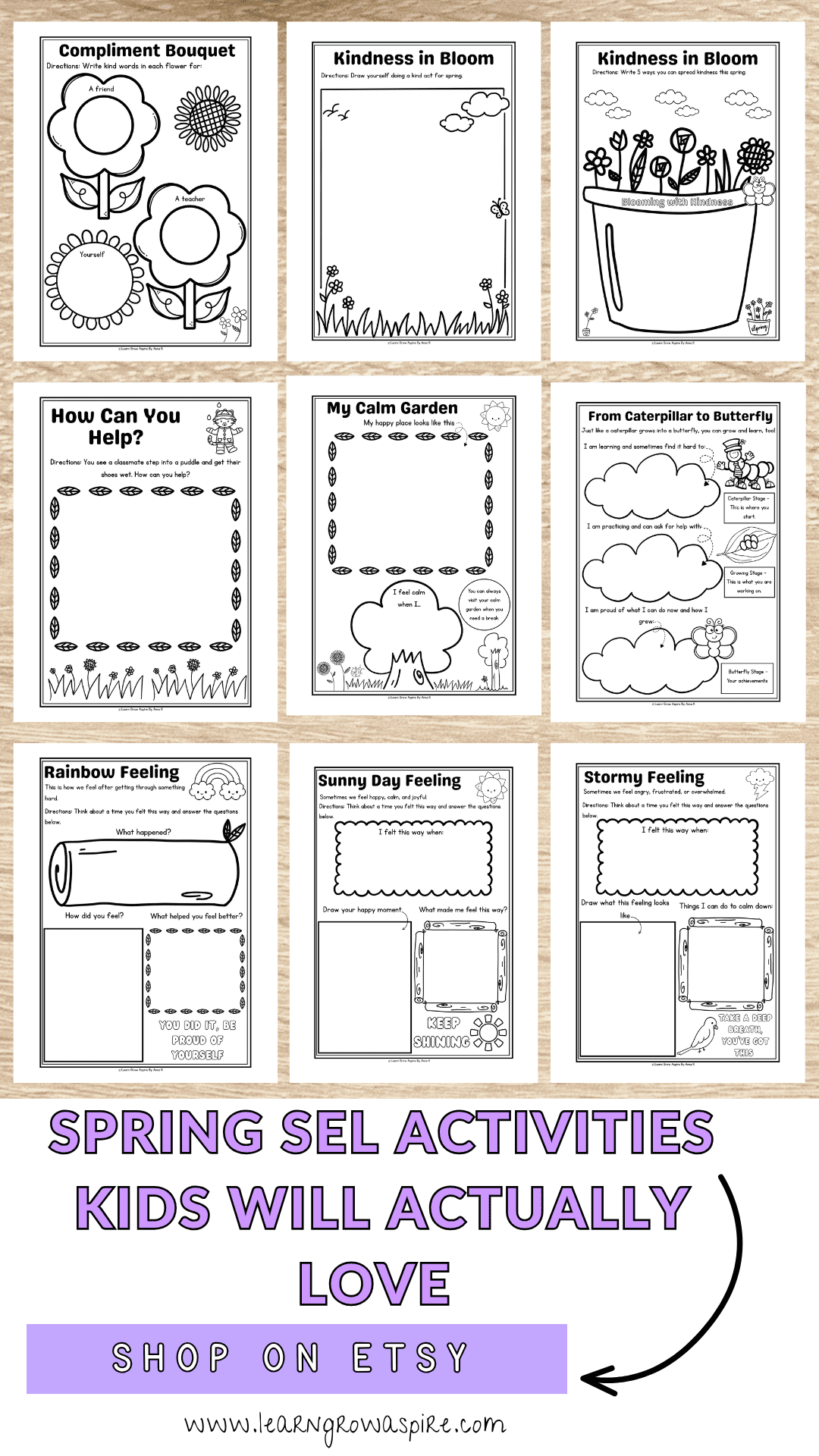 Social Emotional Learning Activities for Spring