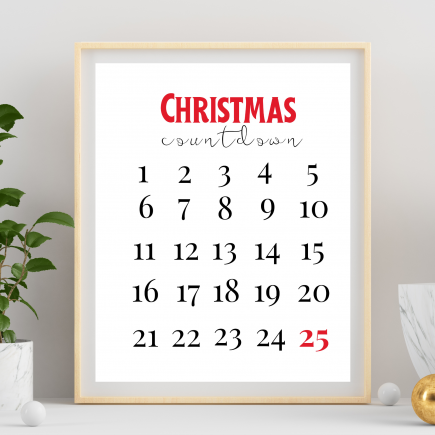 5 Free Christmas Wall Art Printables | Learn Grow Aspire