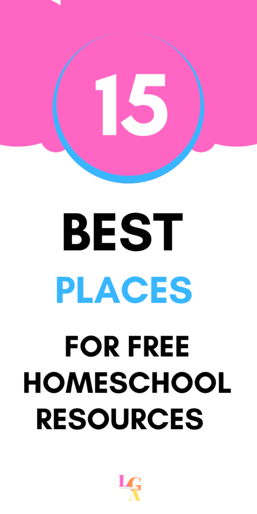 15 best places to find free homeschool resources.