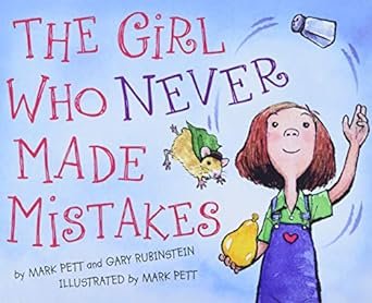 A proud girl juggling. Best growth mindset stories for kids. The girl who never made mistakes.