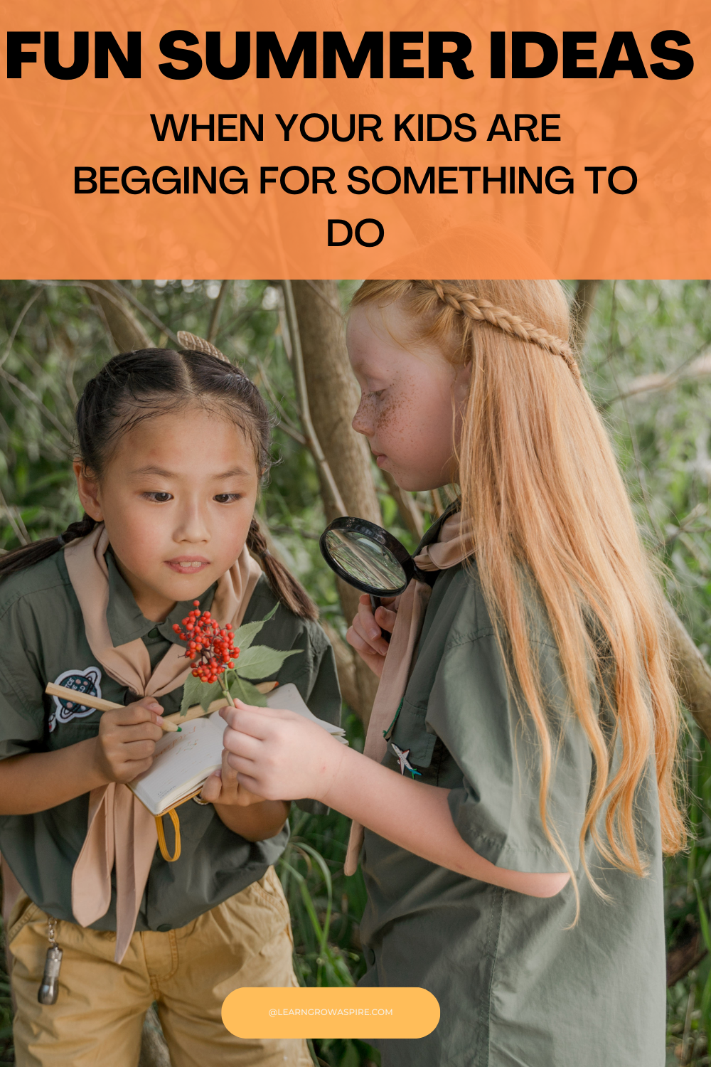 30 Fun Summer Ideas For Homeschooling | Learn Grow Aspire