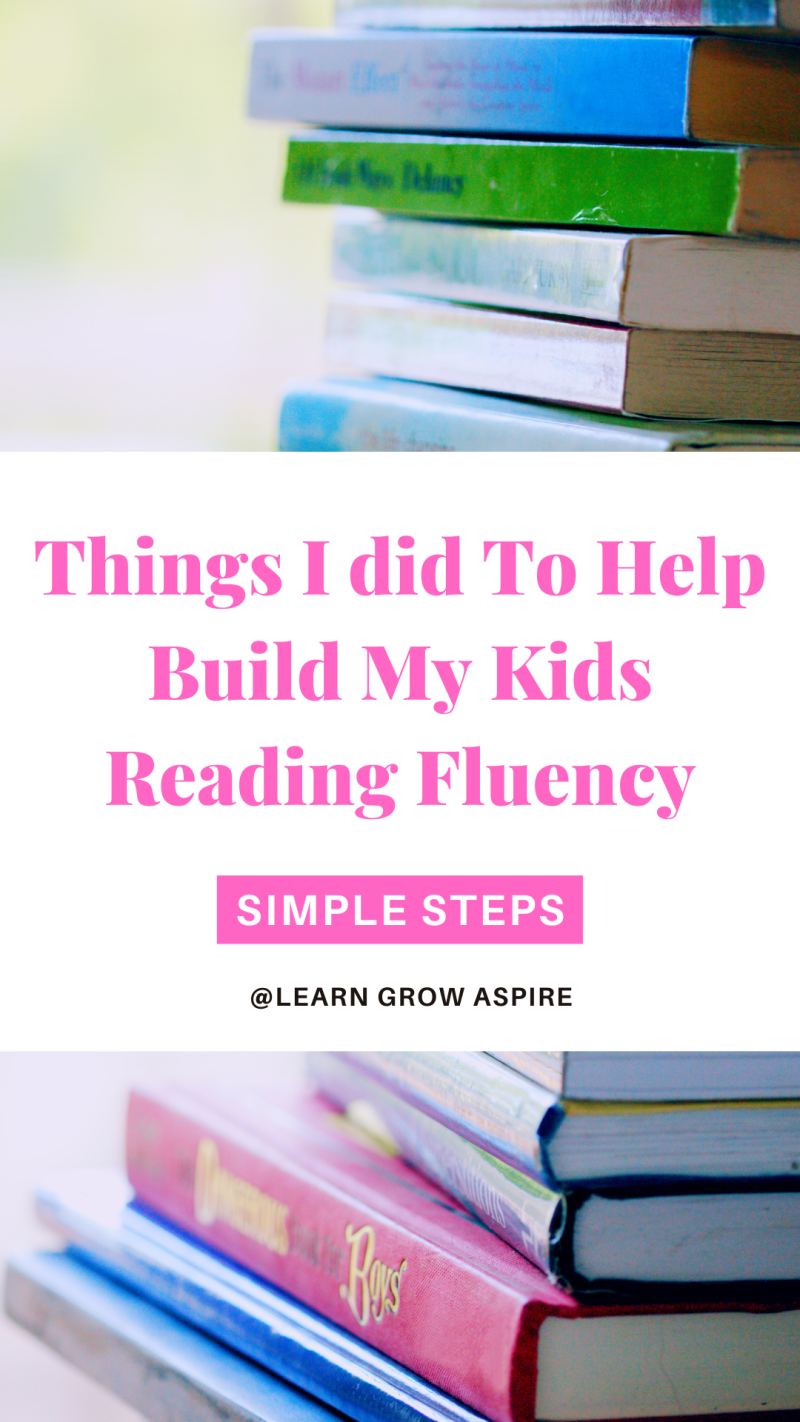 A pile of books on a desk. teaching kids to read.