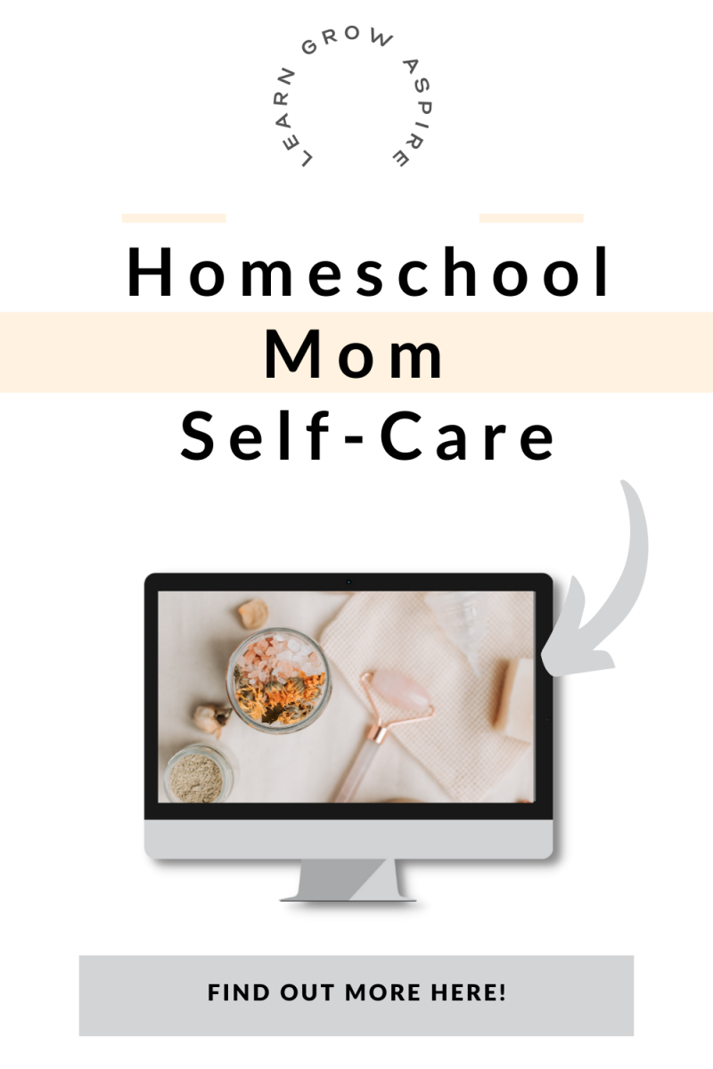 A desk top with self-care products. How To Take Care Of Yourself As A Homeschooling Mom