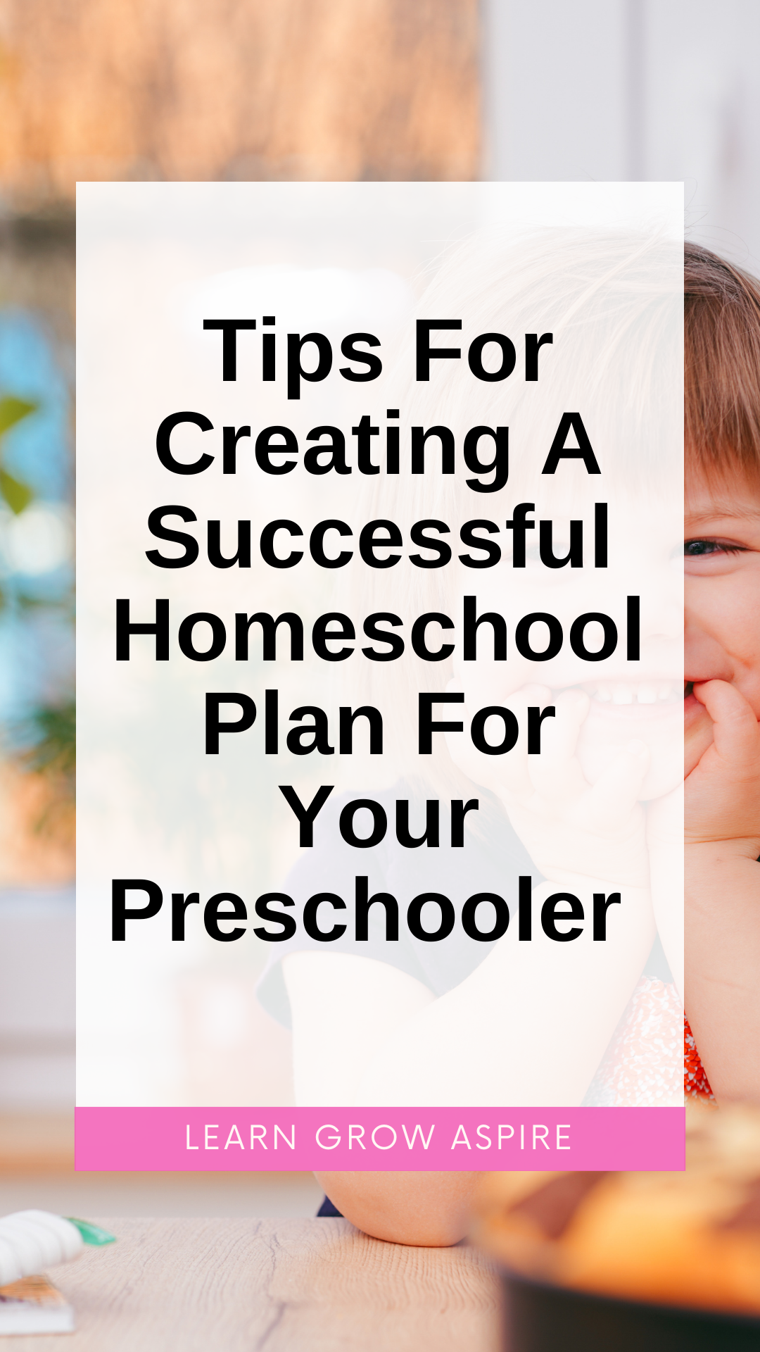 What Should Be Included In A Preschool Lesson Plan | Learn Grow Aspire