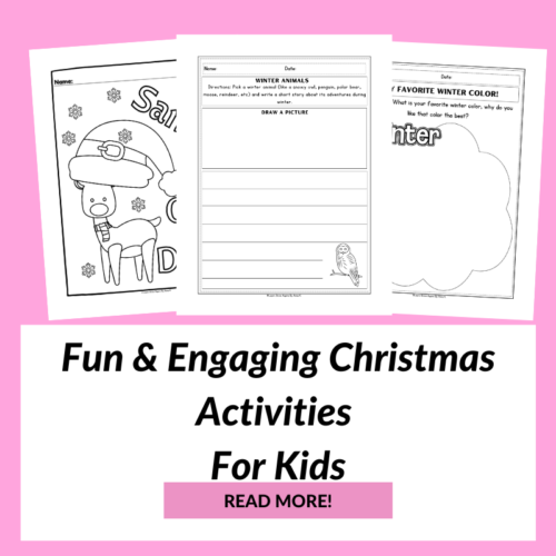 Christmas Printables That Your Kids Will Absolutely Love