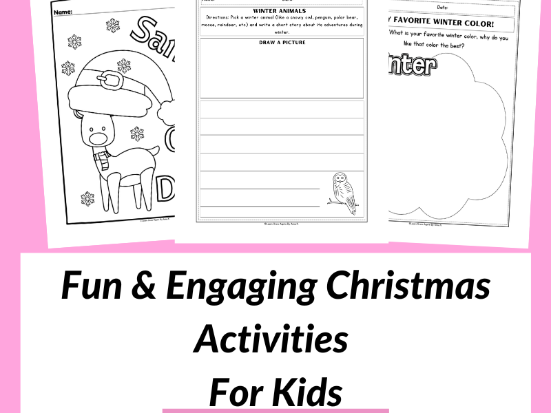 Christmas Printables That Your Kids Will Absolutely Love