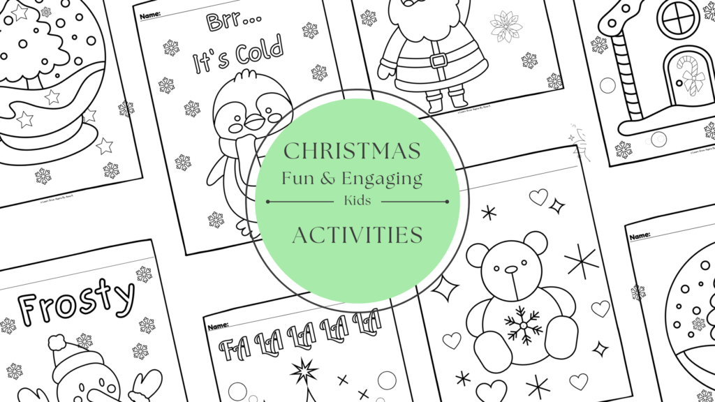 Christmas printable coloring pages for kids