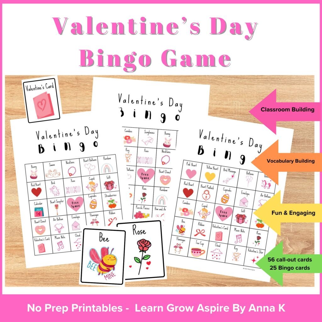 First Grade Valentine's Day Activities (printable Pdfs)