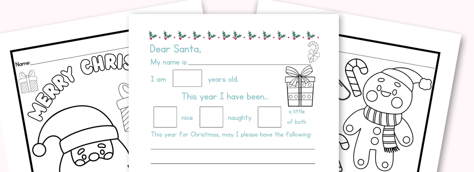 Free Printable Letter to Santa