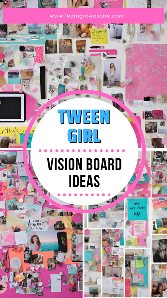 vision board aesthetics for tween girls. How to make a vision board for tweens?