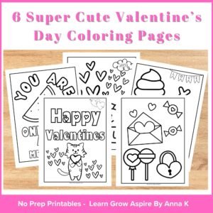 valentines day printable coloring pages free