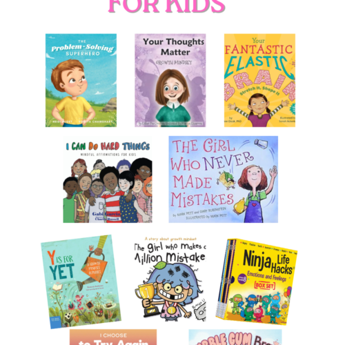 A collection of the best growth mindset story books for kids.