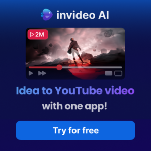 Invideo AI - create you tube videos for free app
