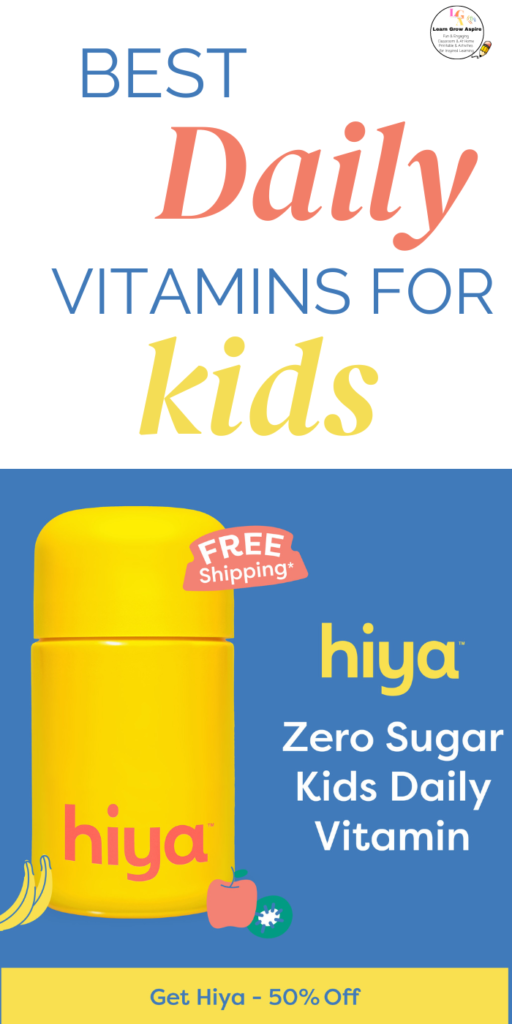 This is an image of Hiya kids MultiVitamins. The best daily vitamins for kids.