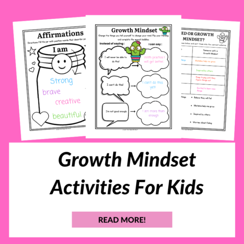 Activities To Foster A Growth Mindset In Kids