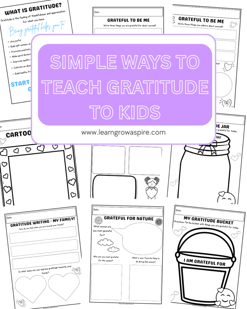 Teaching kids gratitude pdf