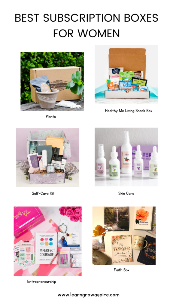 Best subscription boxes for women. 