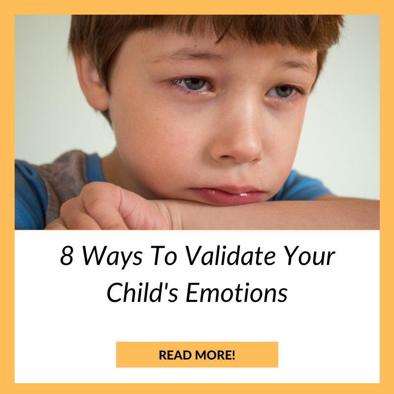 A little boy sad and upset. 8 helpful ways to validate your child's emotions. 