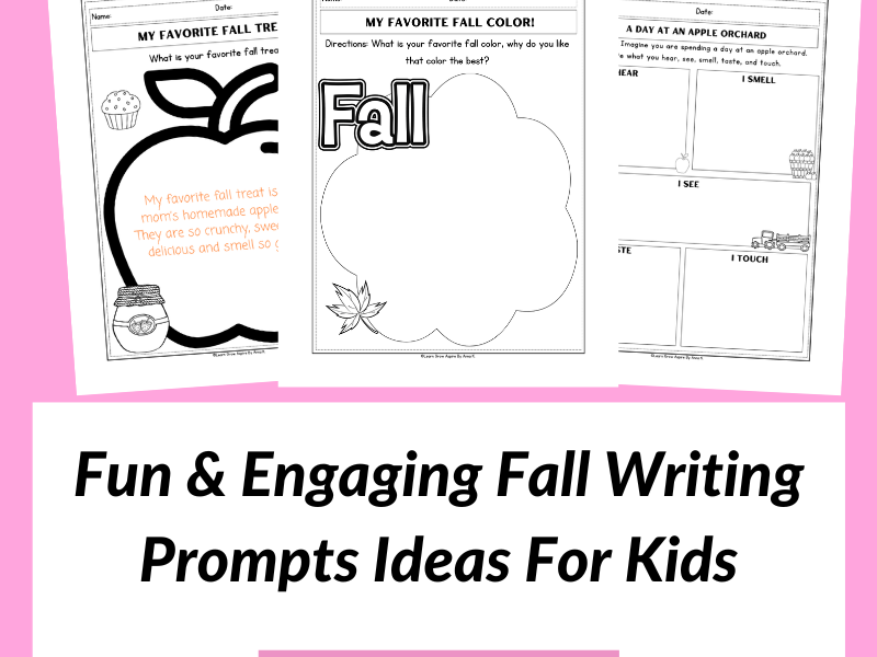 Fall Writing Prompts Ideas For Kids (+ Free Download)