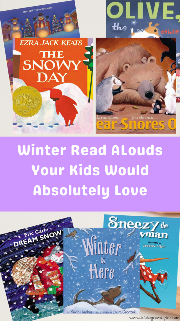 Best winter read alouds for kids. 