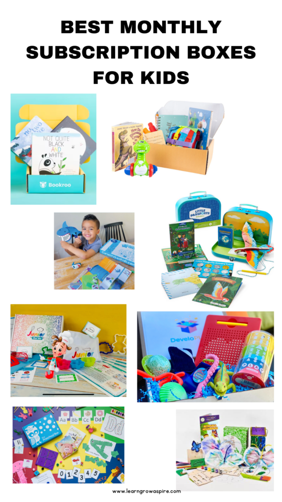 Monthly subscription boxes for kids. 