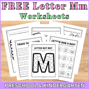 Letter M Worksheets Free Printables | Learn Grow Aspire
