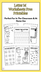 Letter M Worksheets Free Printables | Learn Grow Aspire
