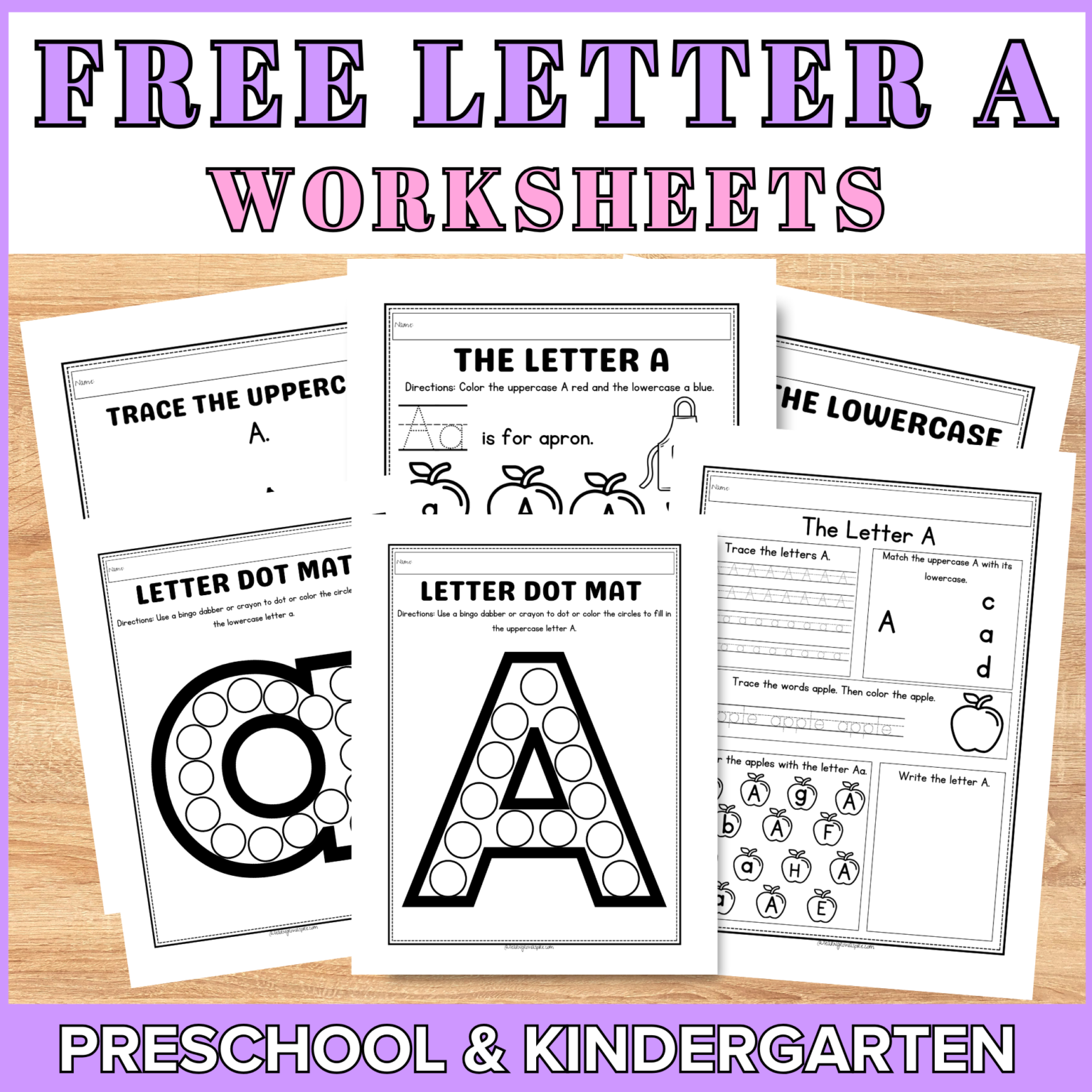 Preschool Letter A Activities (+ FREE Download) | Learn Grow Aspire