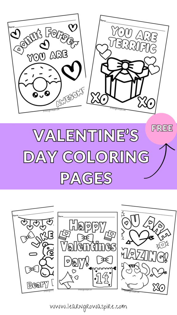 Valentine’s Day Coloring Pages