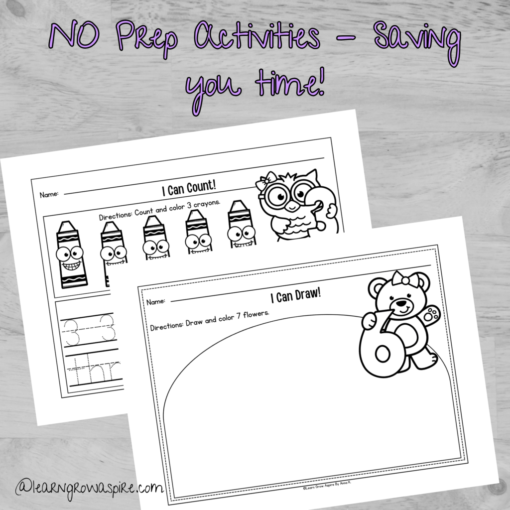 free counting to numbers 1 to 10 printable pdf worksheets.