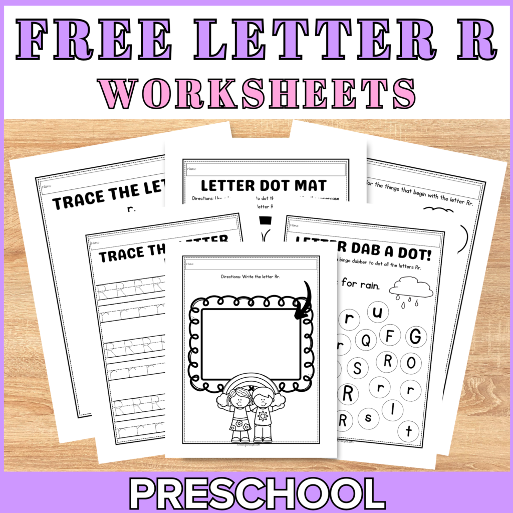 Free Letter R Worksheets