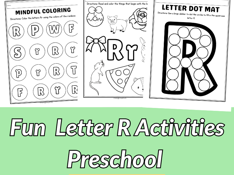 Letter R Activities For Preschoolers