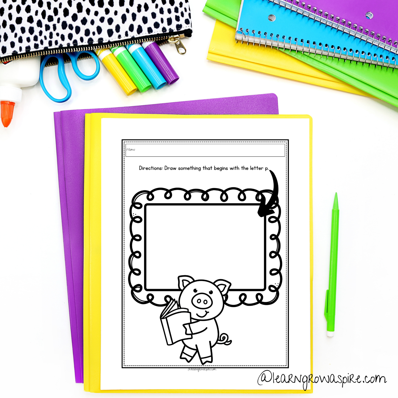 10 Fun Letter P Worksheets (Free Download) | Learn Grow Aspire