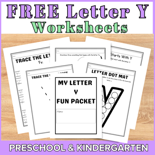 free printable letter y worksheets.