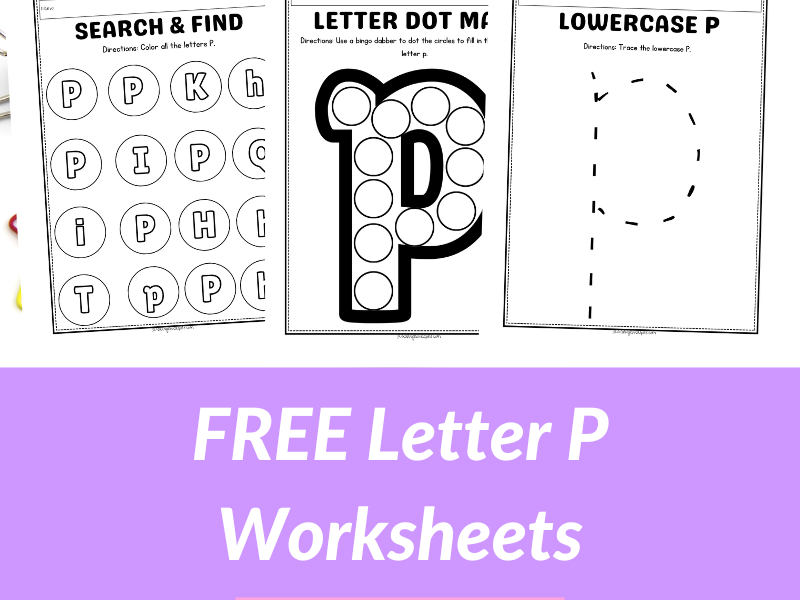 10 Fun Letter P Worksheets (Free Download)