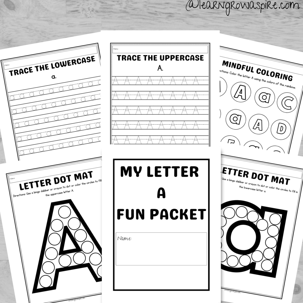 Preschool Letter A Activities (Free Worksheets Printables)