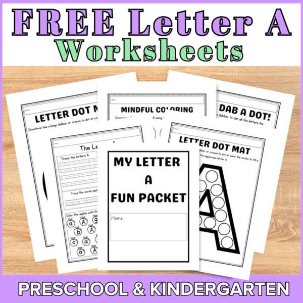 Preschool Letter A Printables Archives | Learn Grow Aspire