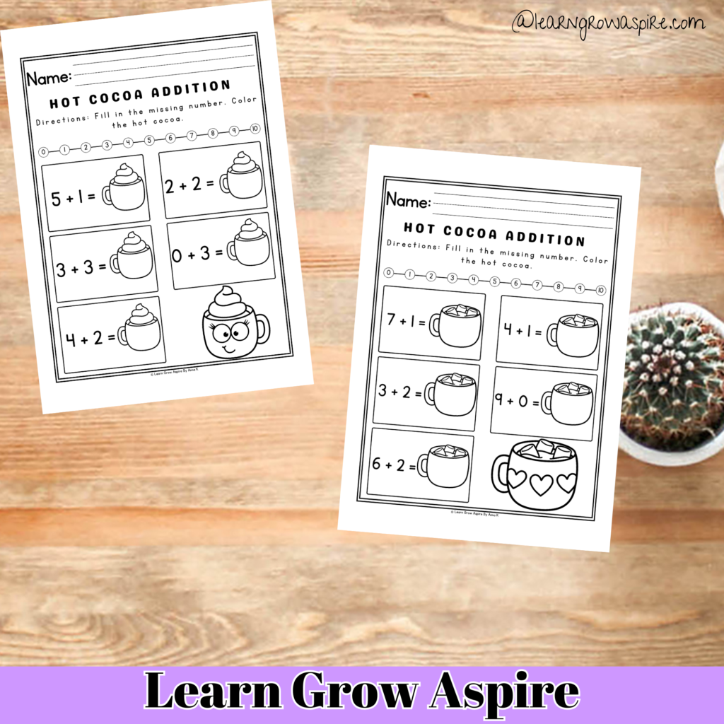 printable preschool math addition worksheets free pdf download. 