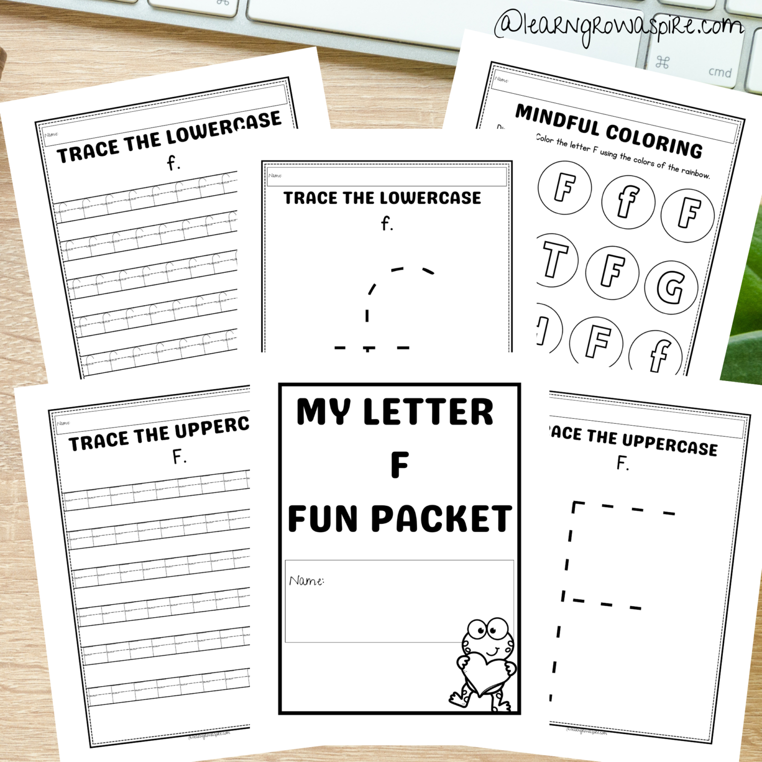 Preschool Letter F Worksheets (FREE Download) | Learn Grow Aspire