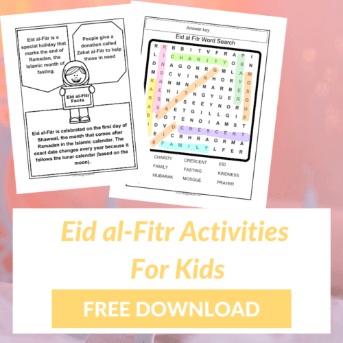 Free Eid al-Fitr Activities For Kids