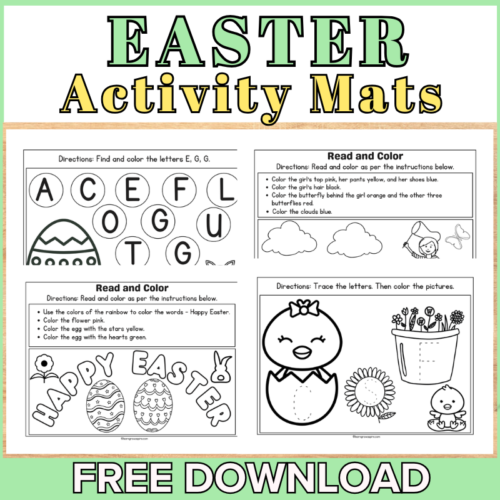 Free Easter Printables For Toddlers