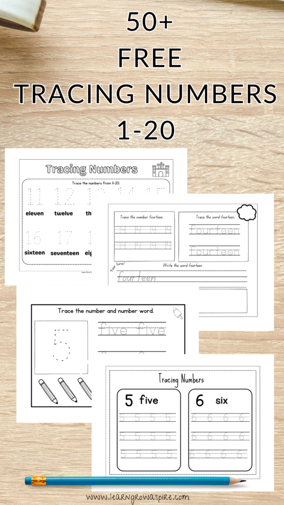 trace numbers 1-20 pdf free download