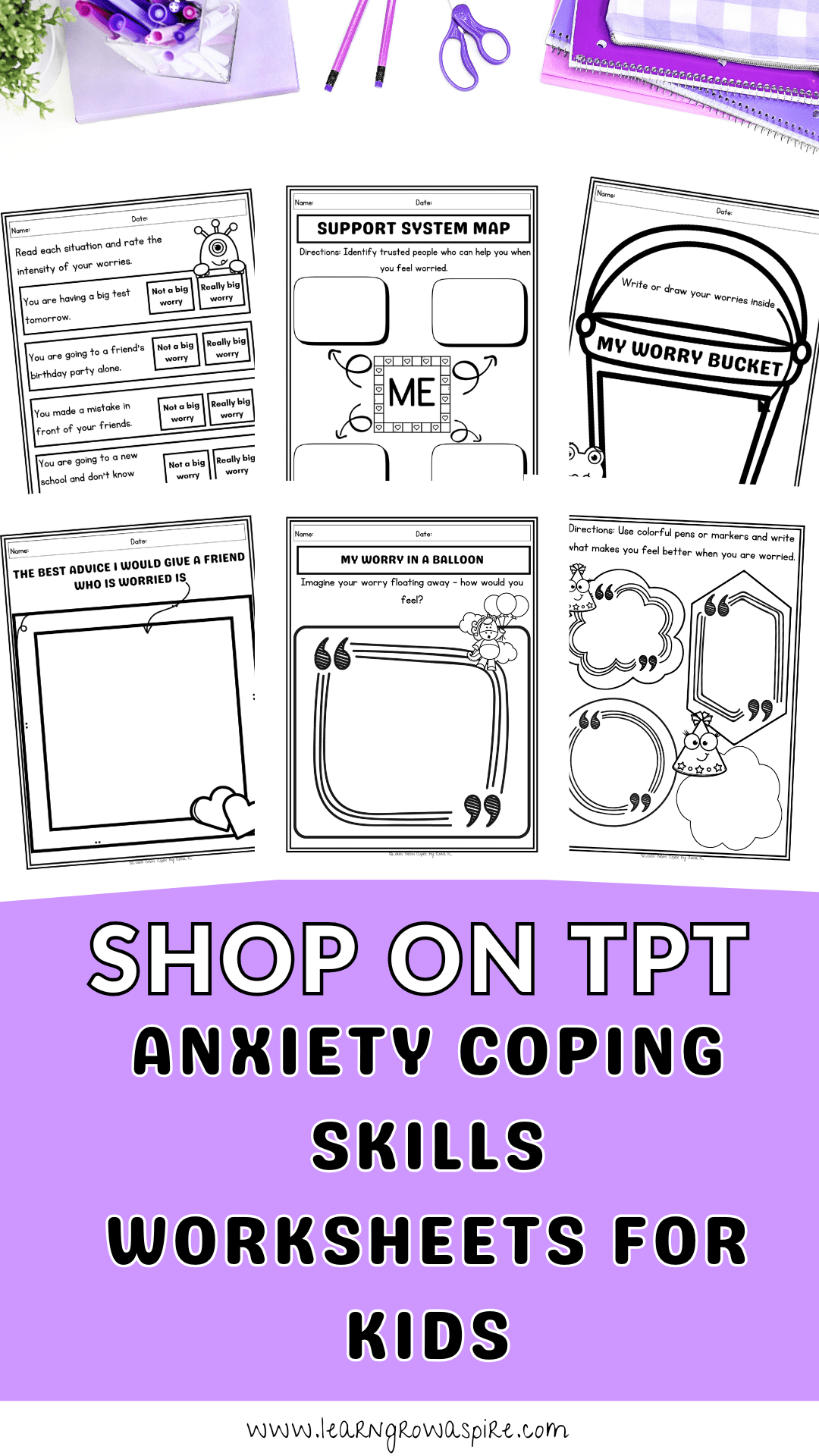 Anxiety Coping Skills For Kids | Learn Grow Aspire