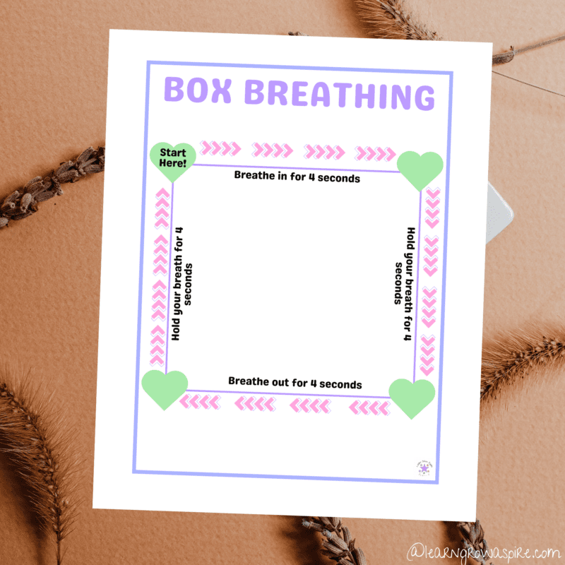 Box Breathing For Kids Pdf