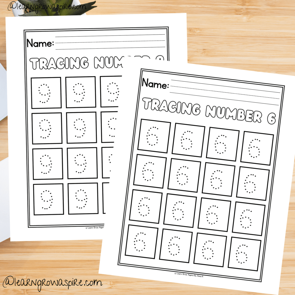 Tracing numbers free printable 1 10 pdf free