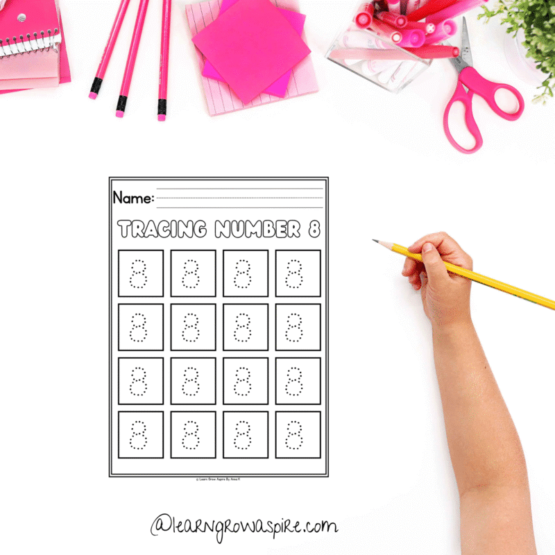Tracing numbers free printable 1 10 pdf free