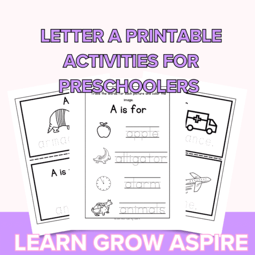 Free Printable Letter A Activities For Preschool PDF