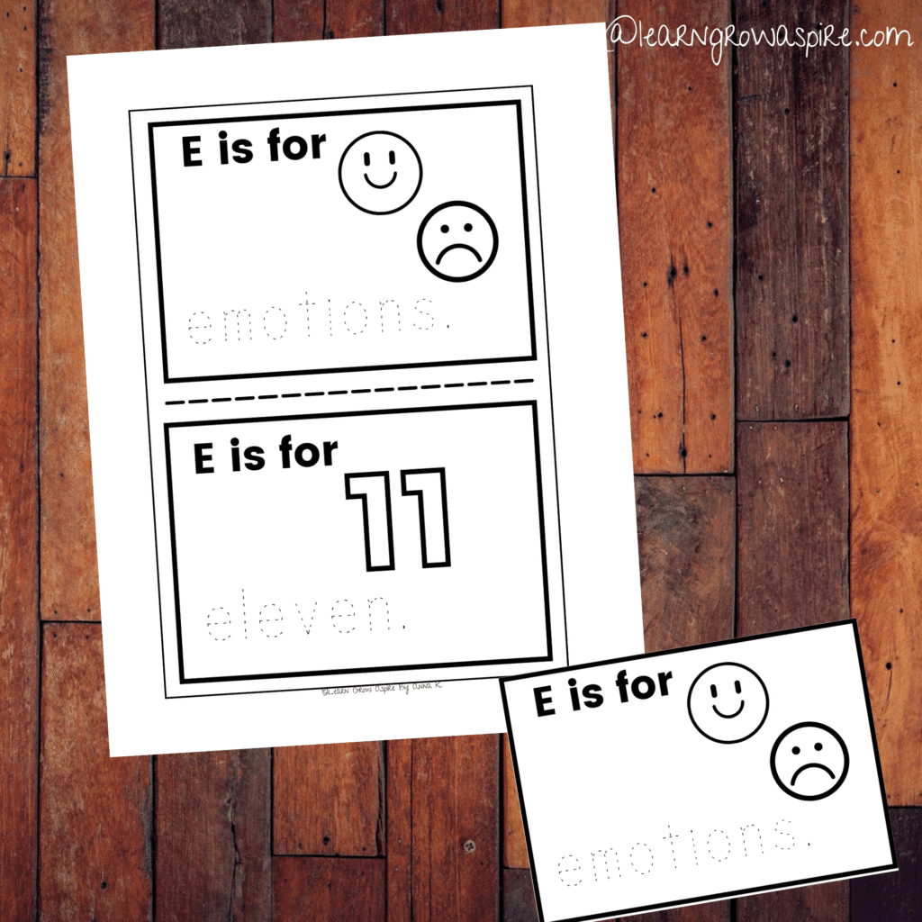letter e worksheets for preschool