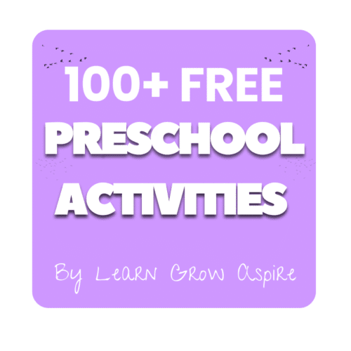 100+ free printable preschool worksheets and activities by Learn Grow Aspire.