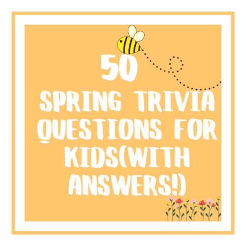50 fun and engaging Spring quiz trivia questions with answers for kids.